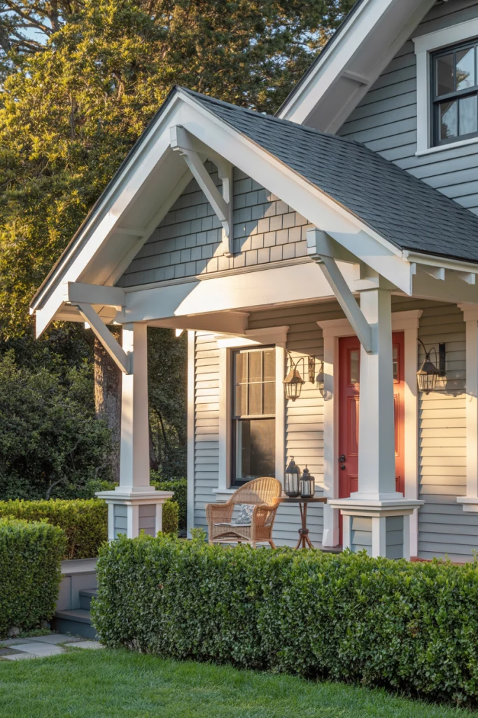 Grey with Black Trim on Craftsman-Style Homes