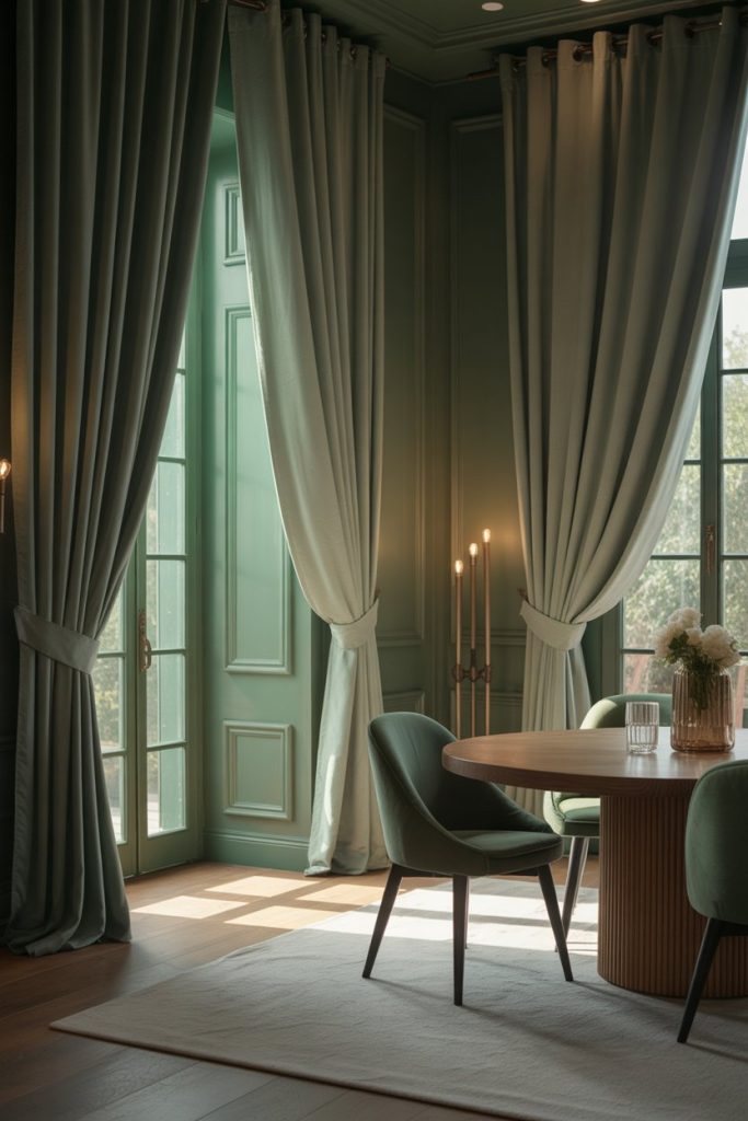 Hang Dramatic Curtains