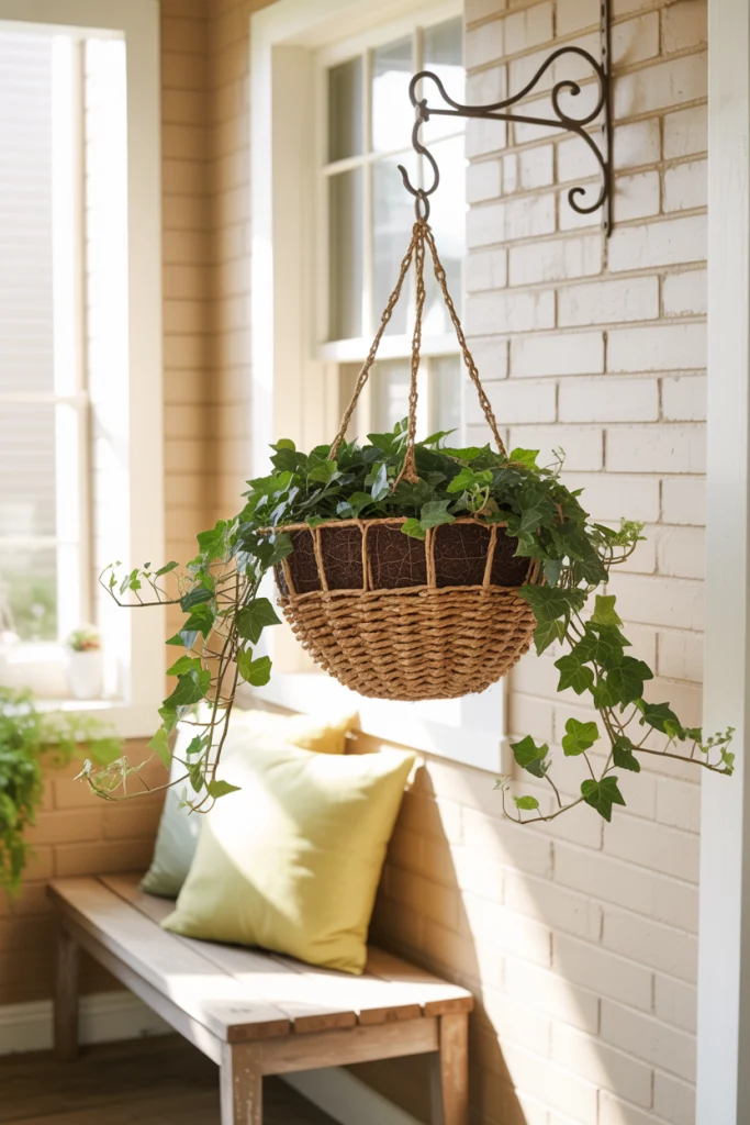Hanging Basket Planters with Traditional Charm