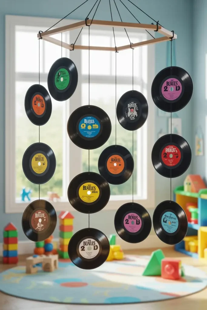 Hanging Vinyl Mobiles