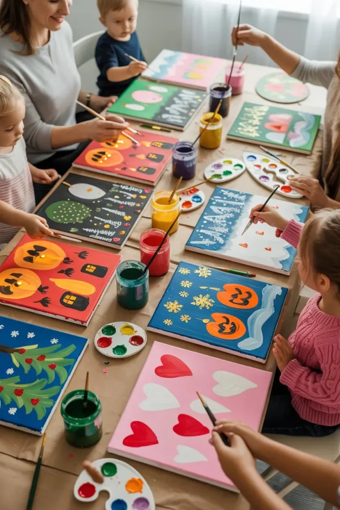 Holiday-Themed Paint Nights