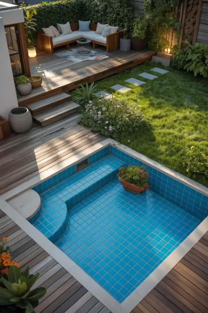 Hybrid Deck and Green Lawn