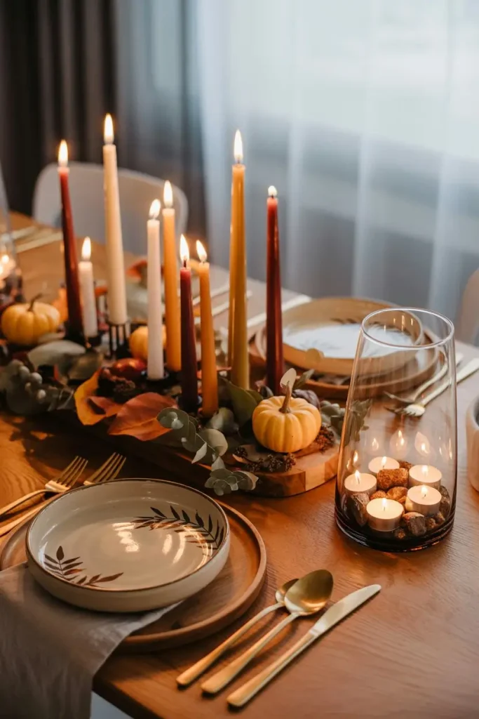 Incorporate Candlelight for a Soft Glow