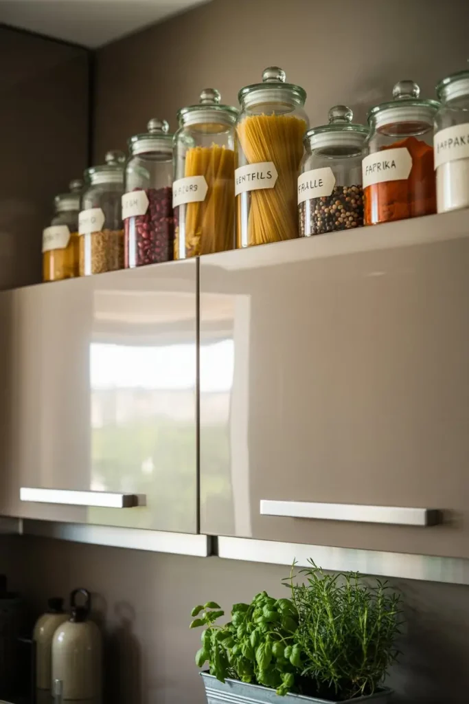Incorporate Glass Jars and Canisters
