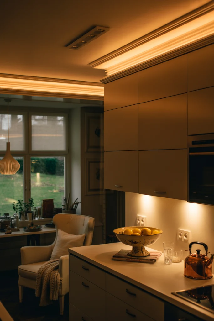 Incorporate Soft Accent Lighting