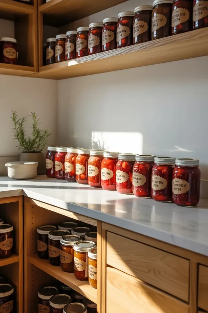 Install Overhead Shelving in the Pantry