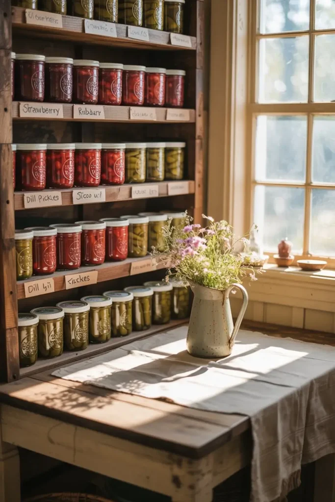 Install a Canning Jar Display Shelf