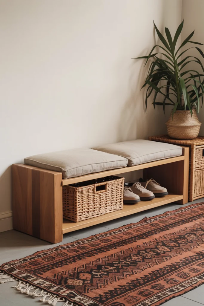 Install a Foldable Bench for Flexibility