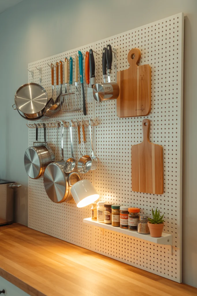Install a Pegboard on the Wall