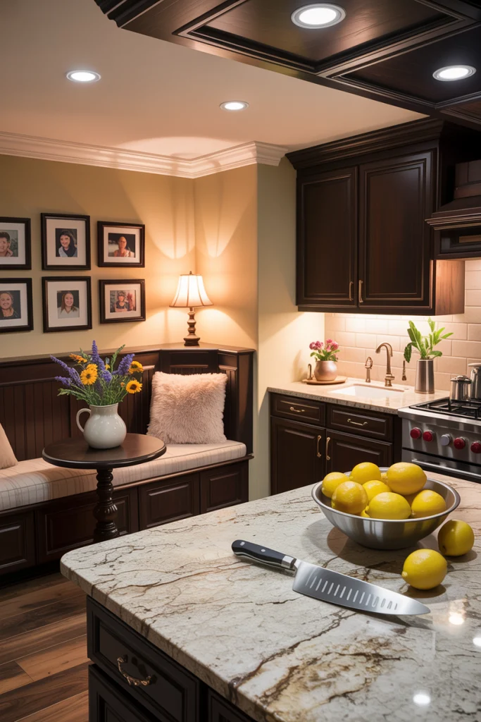 Install a backsplash that’s easy to clean