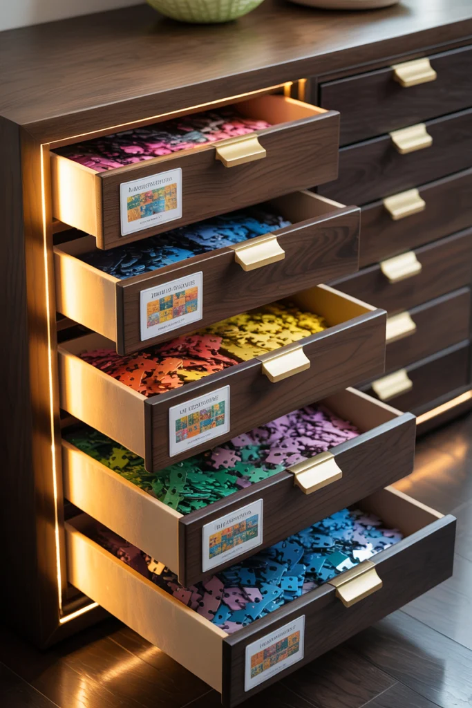 Invest in Puzzle Storage Cabinets