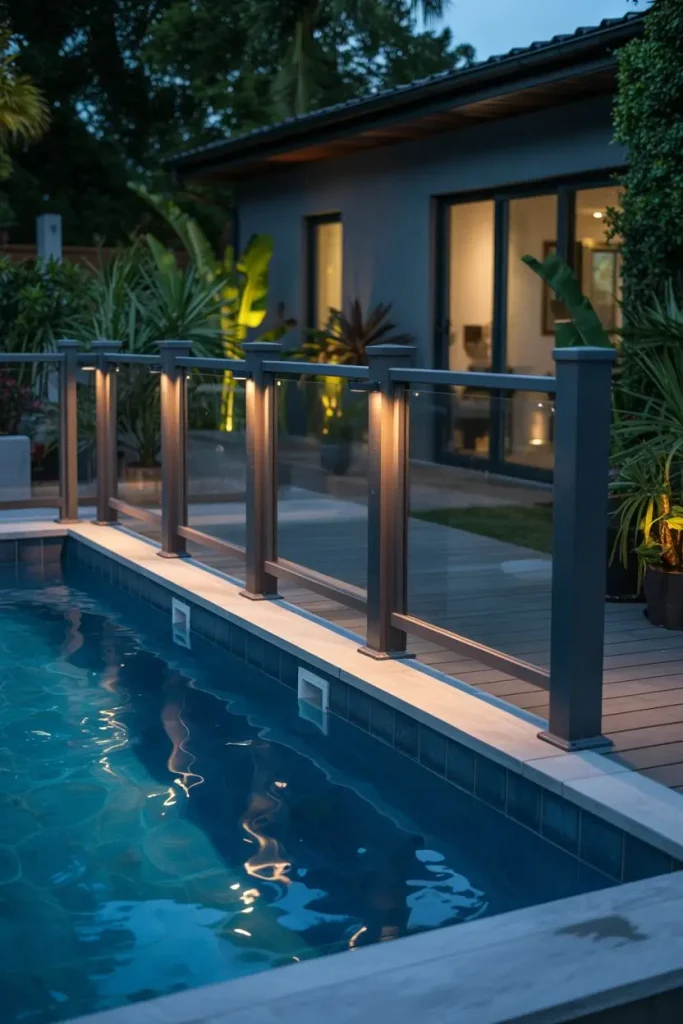 LED-Lit Railings for Nighttime Ambience