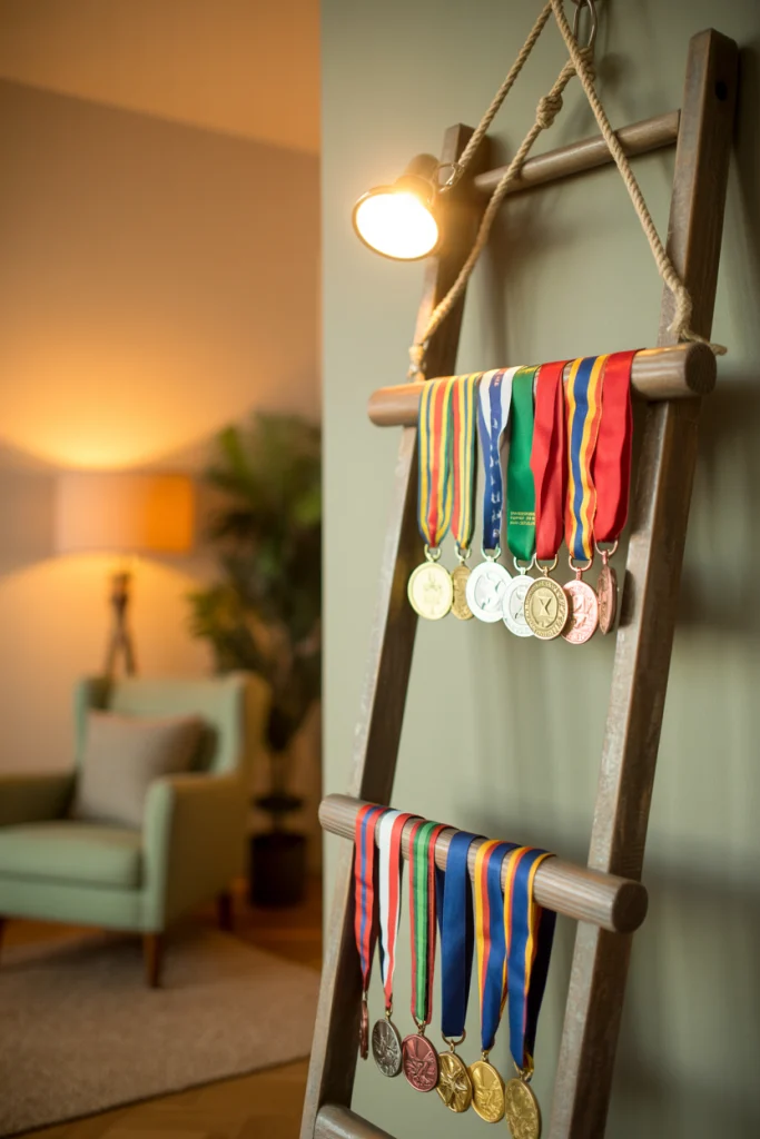 Ladder-Style Medal Displays