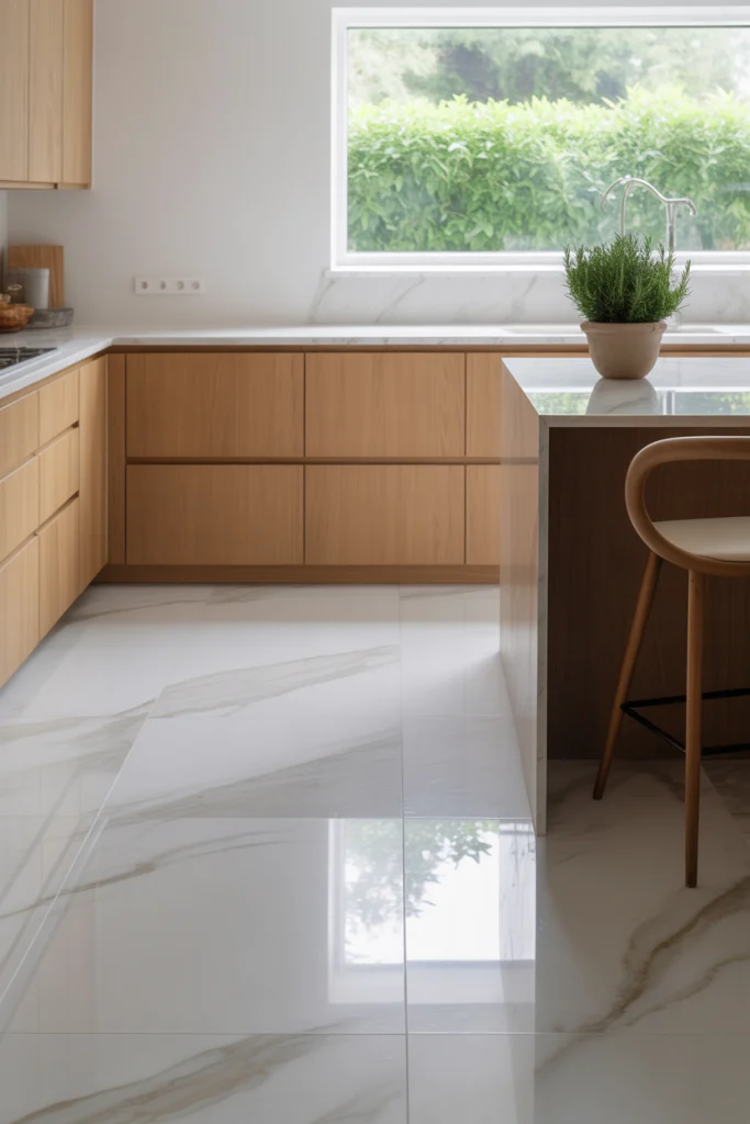 Large Marble Slabs for a Clean, Seamless Look