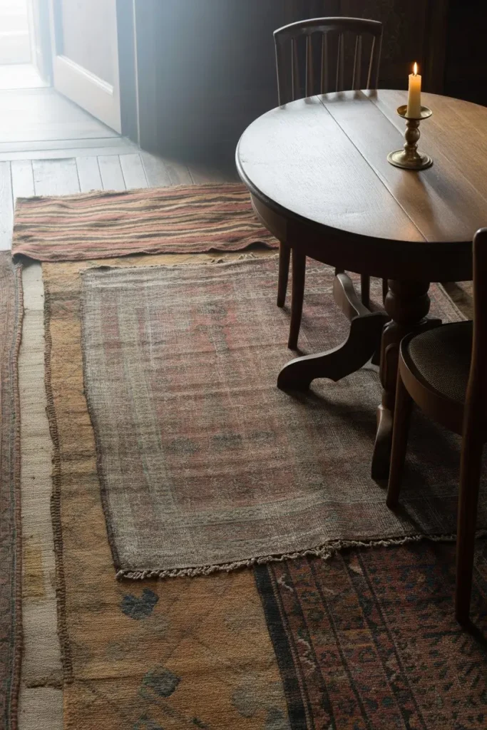 Layer Rugs for Comfort and History