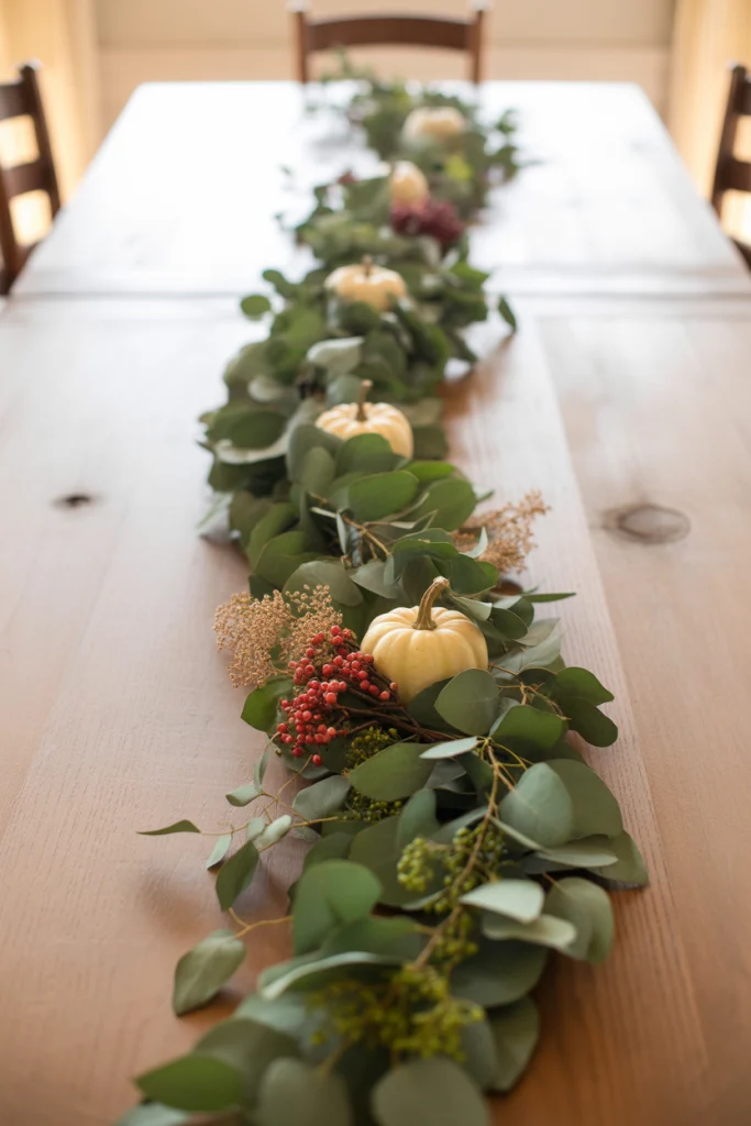 Let Greenery Trail Down the Table