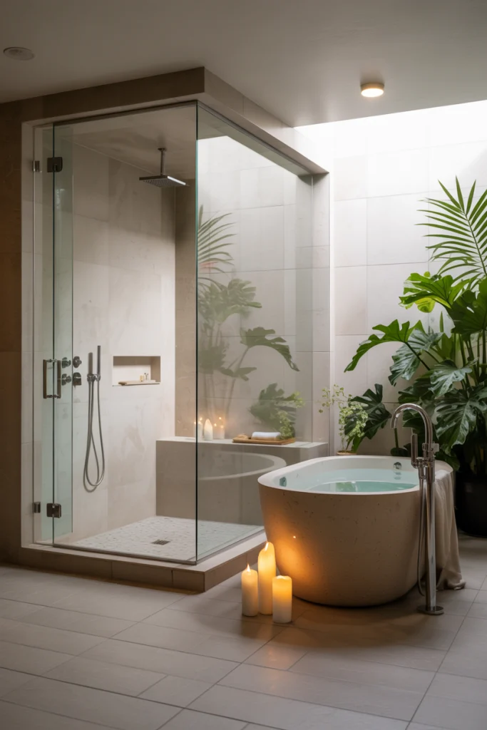 Luxurious Showers and Bathtubs