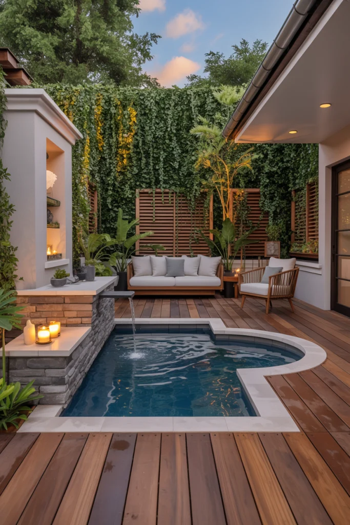Luxury Deck with Outdoor Spa Feel