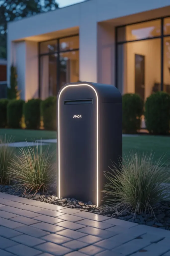 Mailboxes with Integrated Lighting