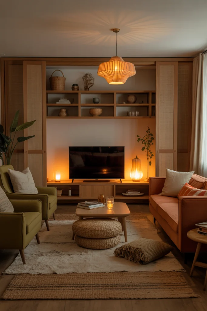 Make the TV feel like part of the room, not the whole room