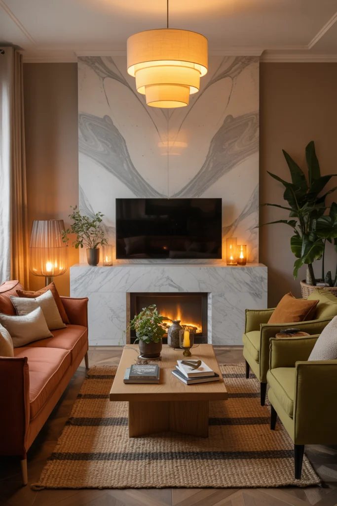 Marble Surround for Luxury Appeal