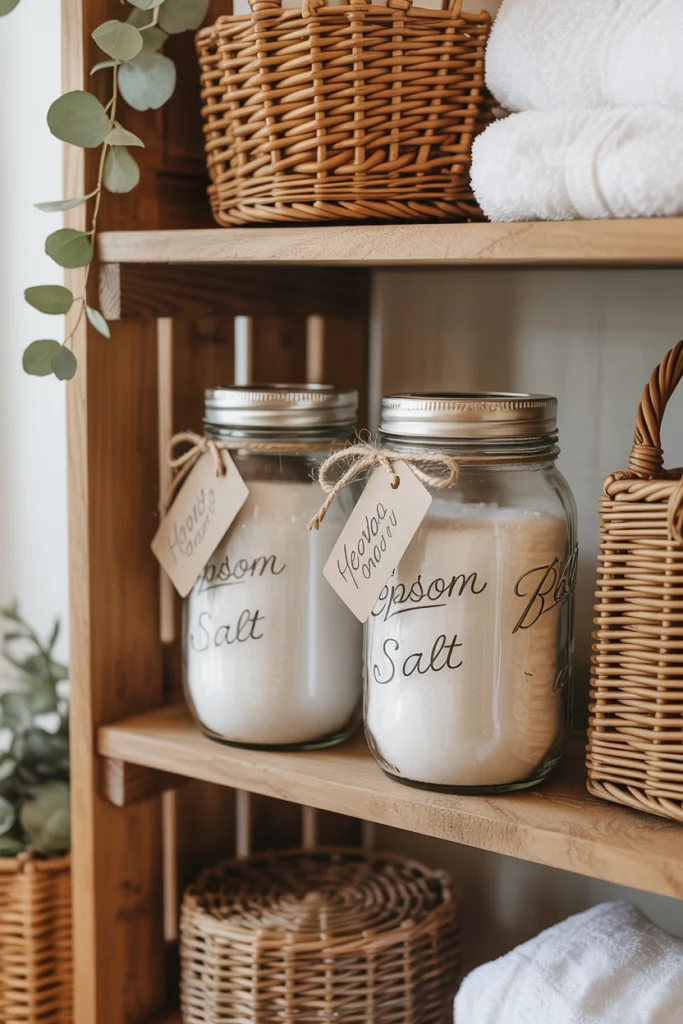 Mason Jars for Rustic Charm