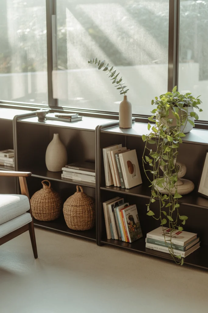Minimalist Metal Bookshelves for Modern Style