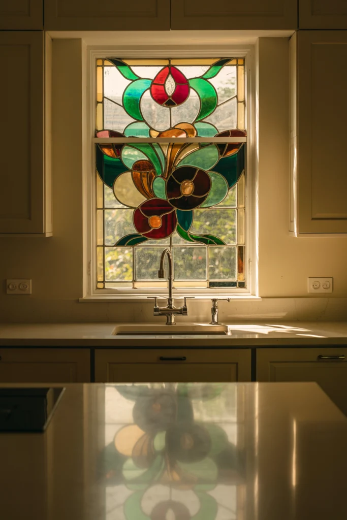 Mix Old and New with Stained Glass