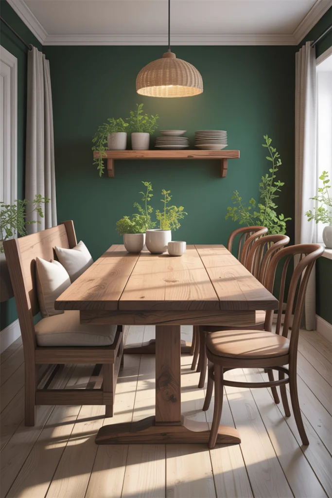 Mix Wood for a Natural Feel