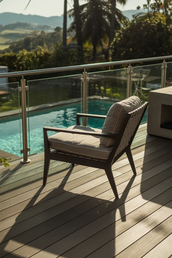 Modern Glass Railings for Open Views