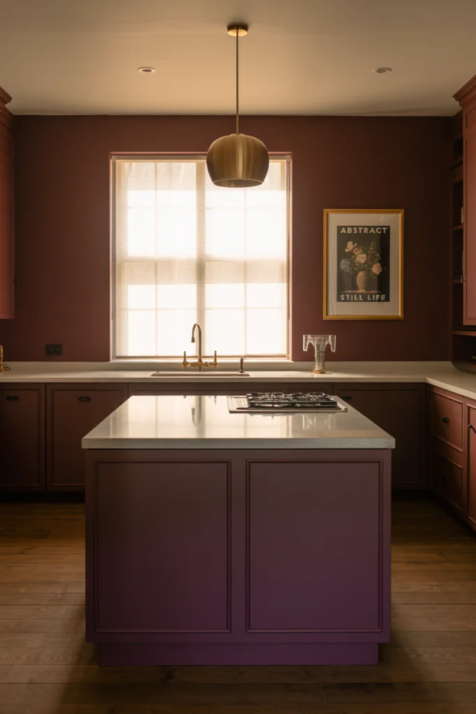 Moody Plums and Espresso for Intimate Spaces