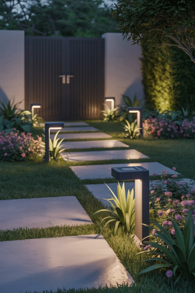 Motion-Sensor Solar Lights for Security and Style