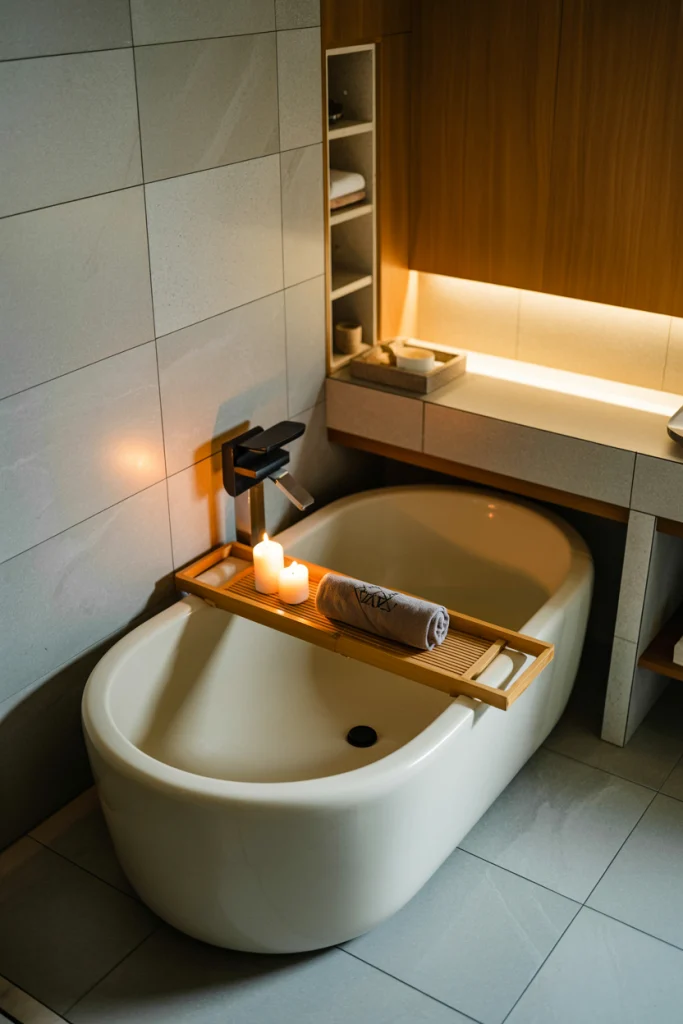 Opt for a Deep Soaking Tub