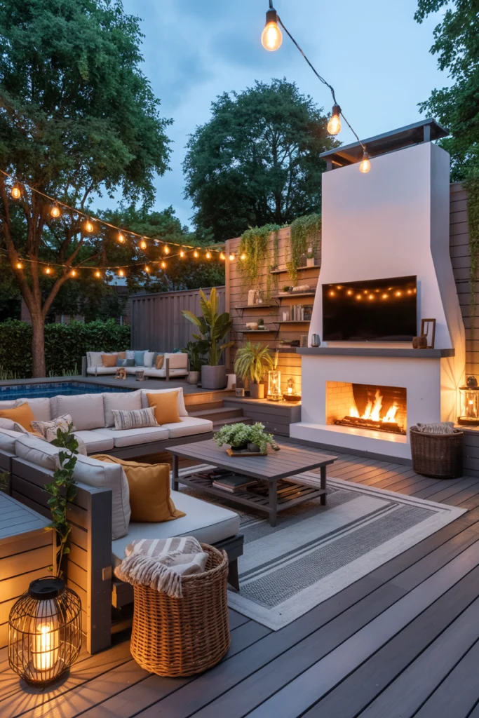 Outdoor Living Room Deck