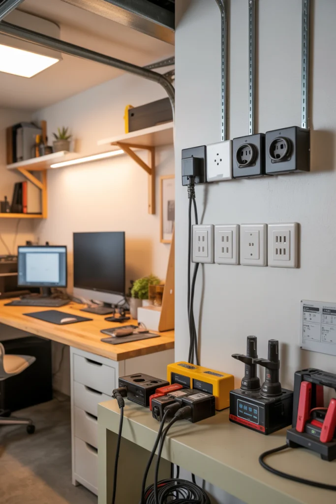 Plan Electrical Outlets for Tools and Tech Separately