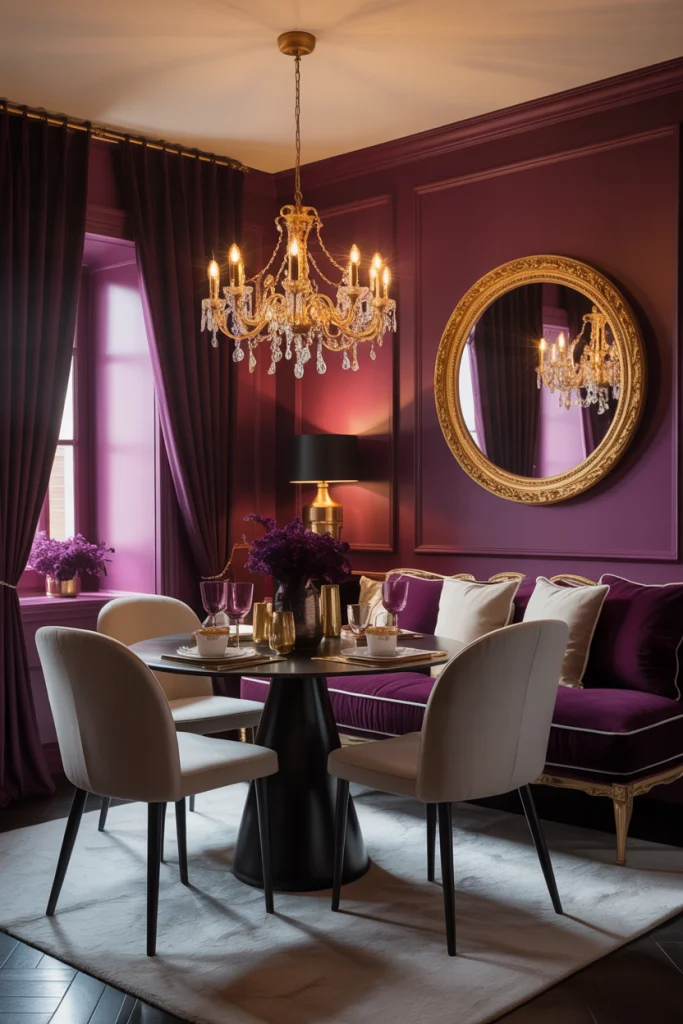 Plum for a Luxurious, Moody Ambiance
