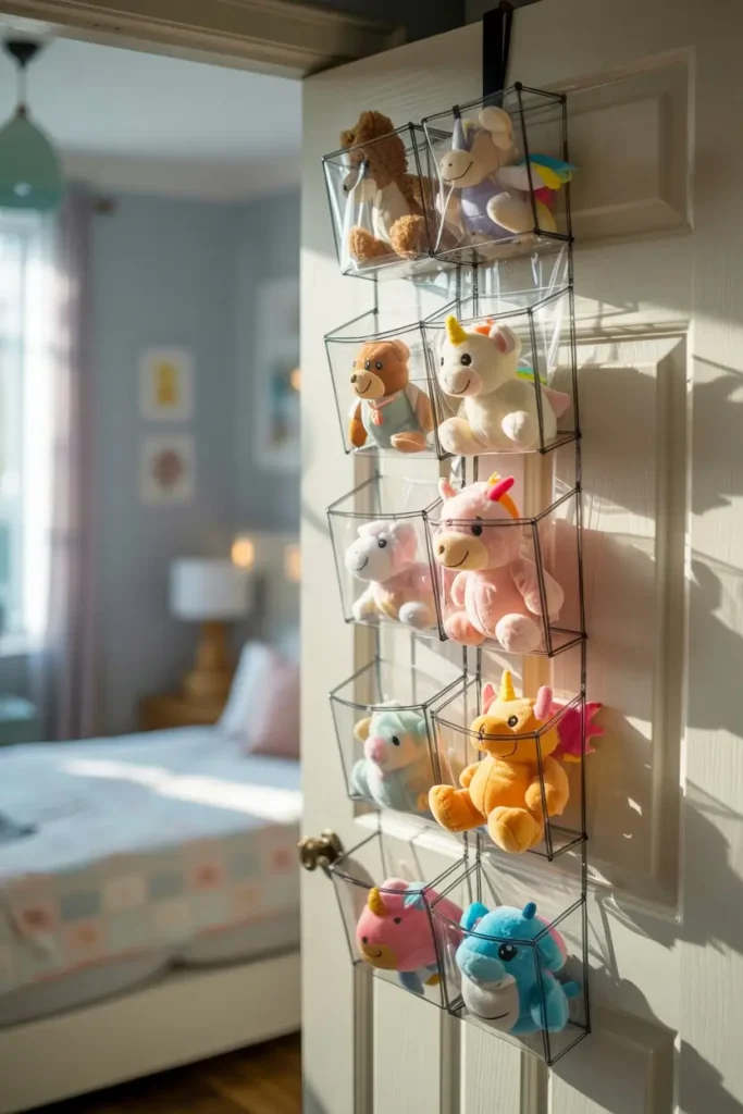Plush Storage Idea: The Over-the-Door Pocket Organizer