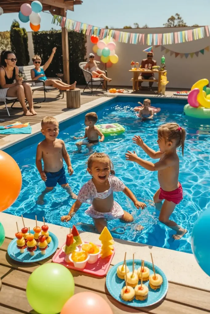 Poolside Birthday Fun