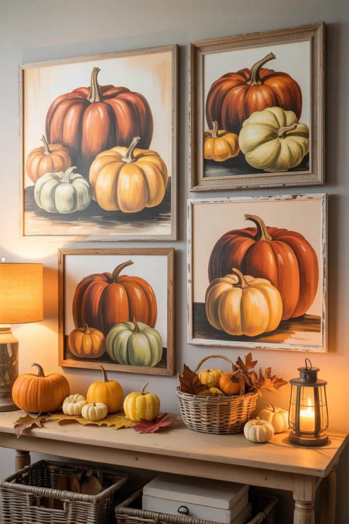 Pumpkin Still-Life Paintings