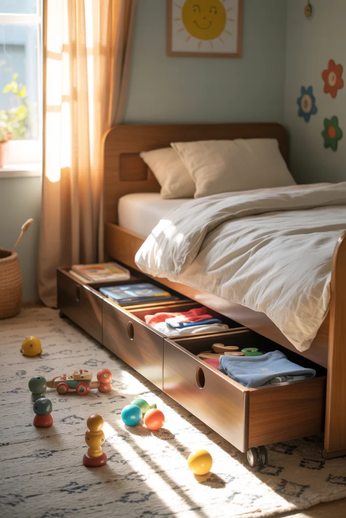 Rolling Under-Bed Drawers