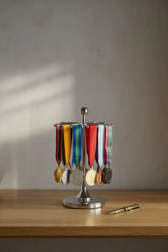 Rotating Medal Stands