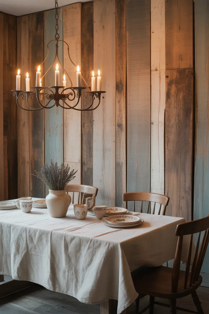 Rustic Paneling for a Storybook Feel