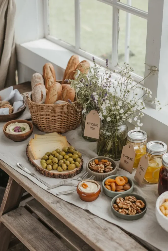 Rustic Picnic Style Buffet