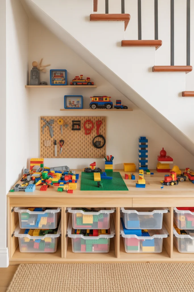 Set Up a Toy Workshop or Builder’s Corner