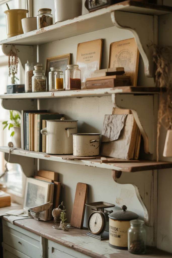 Show Off Treasures on Open Shelves