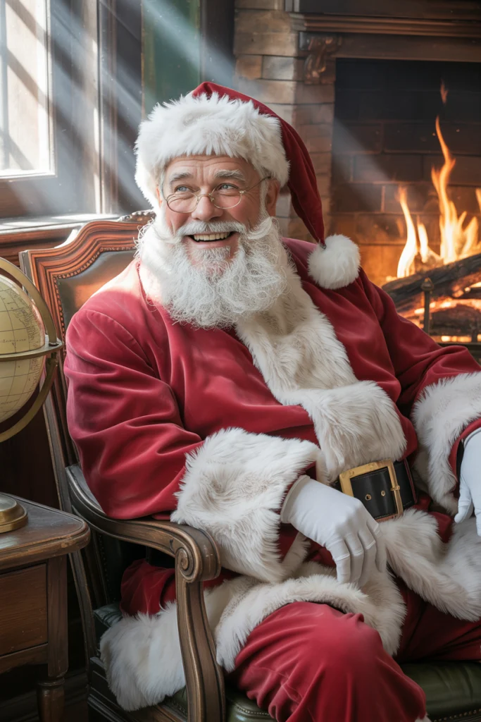 Sketching Santa Claus