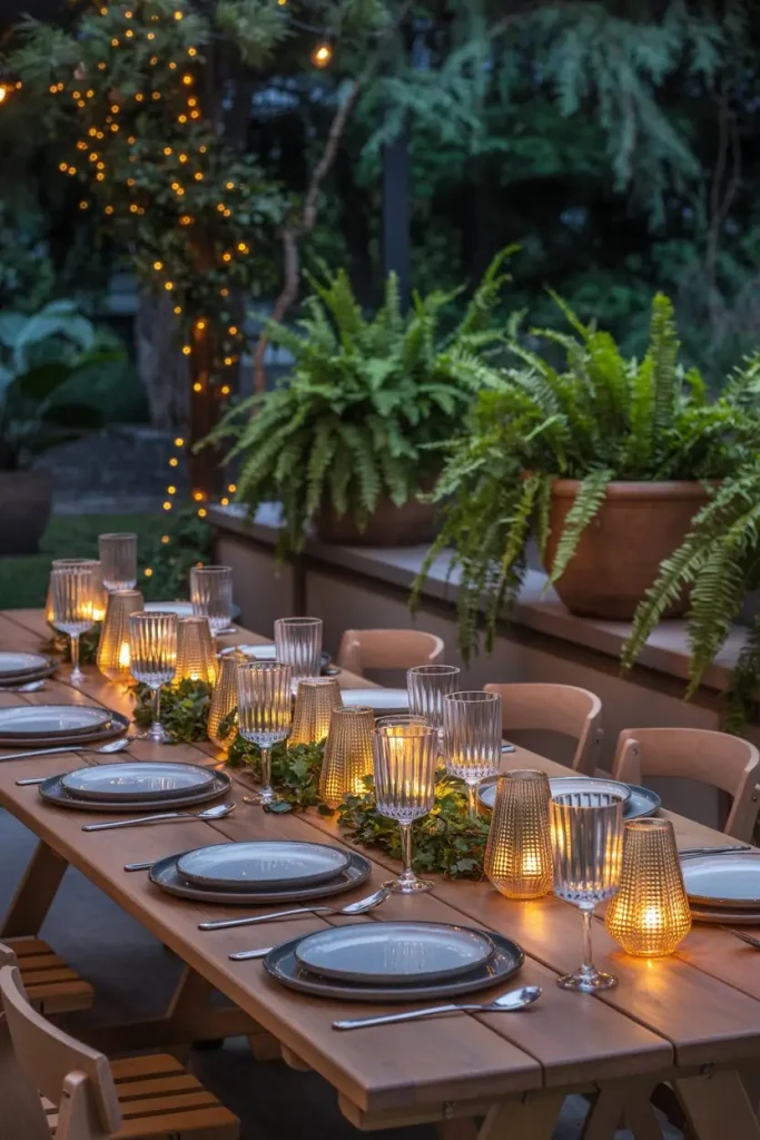 Solar Lights for Outdoor Dining Tables