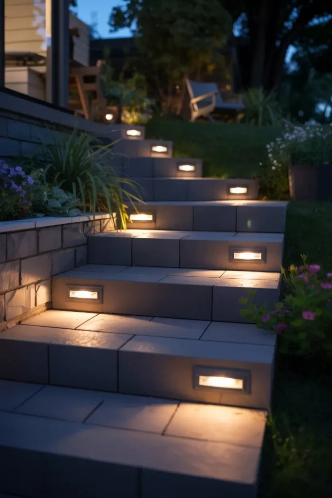 Solar Step Lights for Stairs
