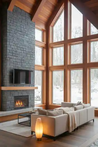 Stone-and-Wood Combination for Balance