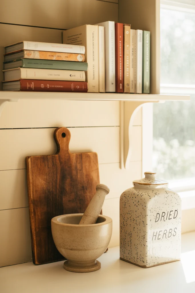Style with Cookbooks and Culinary Props